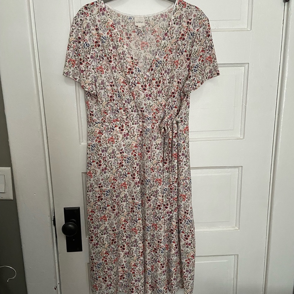 Maternity, Kaleigh brand (stitch fix), wrap dress